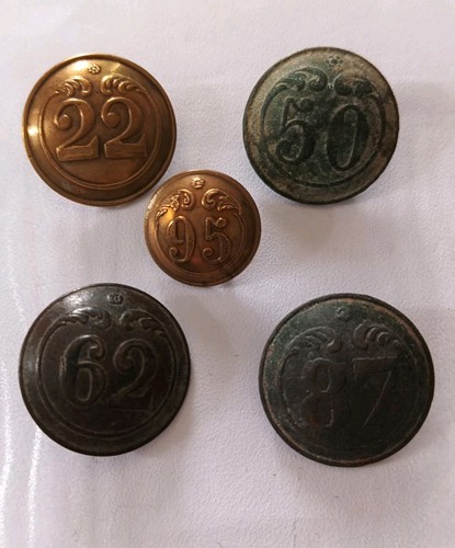 Boutons uniformes militaires - boutons,
