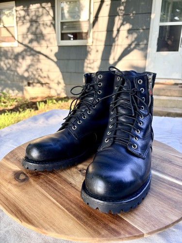 Red wing black leather zip - black,