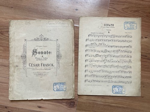 César franck sonate pour - césar, franck,