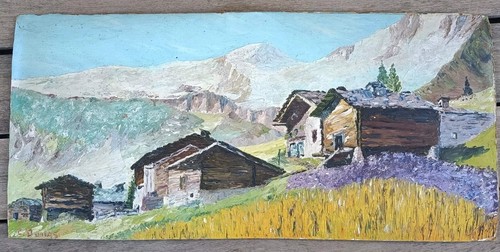 Tableau ancien paysage - ancien,