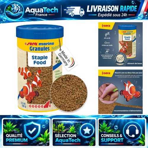 Sera granulat poissons marins - poissons,