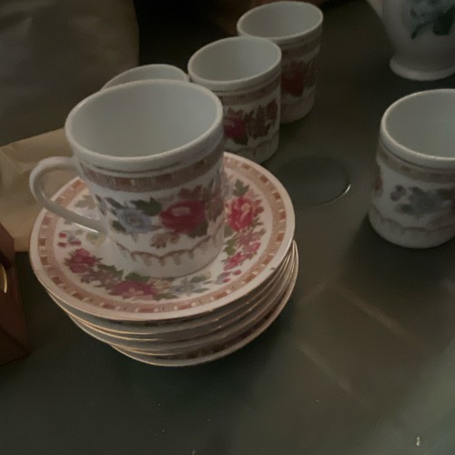 Ensemble tasse café et - ensemble, à