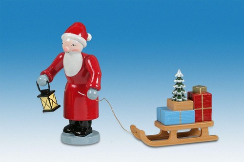 Figurine bois père noël - figurine,