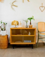 Victoria, la vitrine en chêne