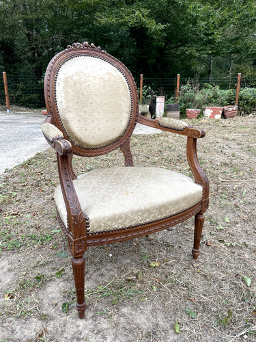 Fauteuil style louis xvi en - fauteuil,