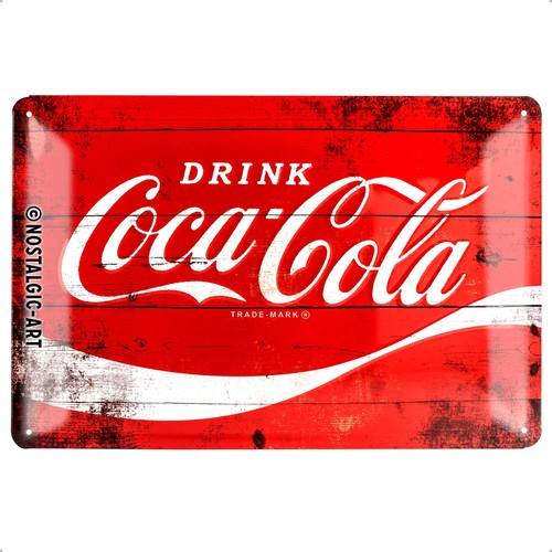 Plaque vintage coca cola - plaque,