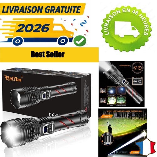 Lampe torche led rechargeable - lampe,