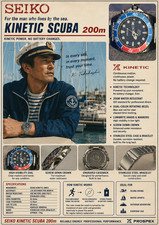 Seiko Kinetic Scuba 200M Pepsi