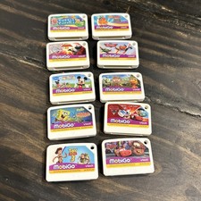 MobiGo V-Tech Lot Of 10 Games Cars Planes SpongeBob Toy Story Panda & More