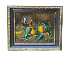 Ölbild Nature Morte Citrons