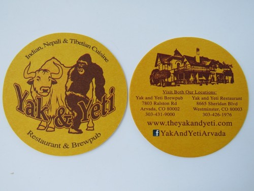 Beer coaster yak yeti - yak,