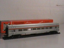 voiture voyageurs HO JOUEF 864/VOIT INOX TEE 1 CL/ ROUES FER/ OCC