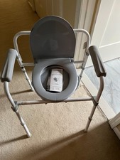 MEDLINE Guardian G1-200X4 Folding Commode Weight Capacity 350 Pounds