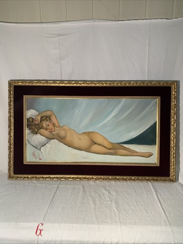 Huile sur toile - huile, up