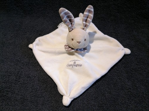 Doudou lapin plat - , beige