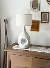 Lampe design blanche effet
