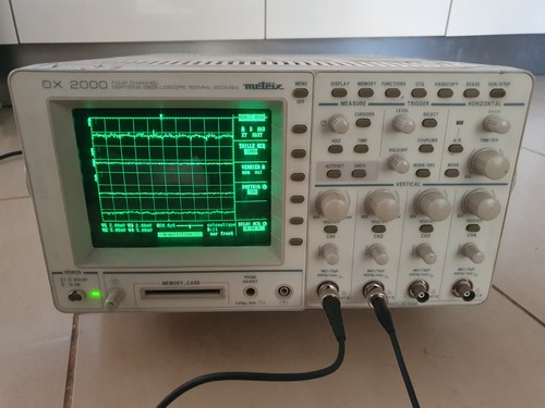 Oscilloscope numérique metrix - oscilloscope,