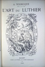 A. Tolbecque-L'art du luthier-