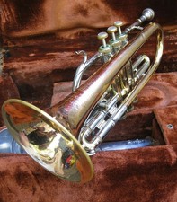 Vintage 1966/67 F.E. Olds Recording Cornet – Fullerton CA – Case, Bach, Mute