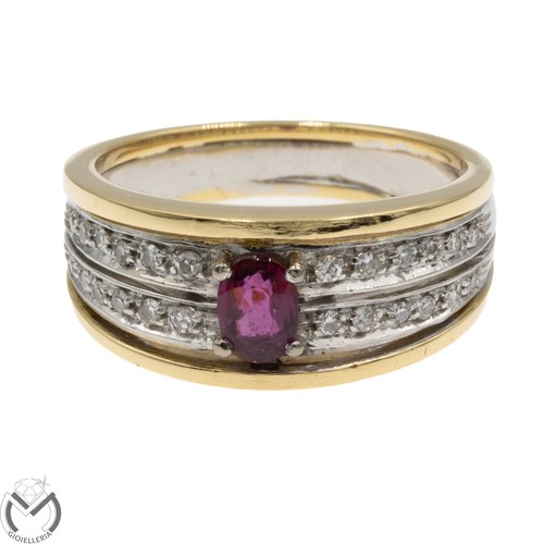 Bague jaune kt - bague,