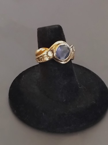Bague argent massif vermeil