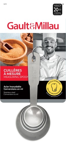 Cuillères mesure inox - mesure,