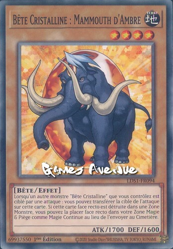 Bete cristalline - yu-gi-oh,