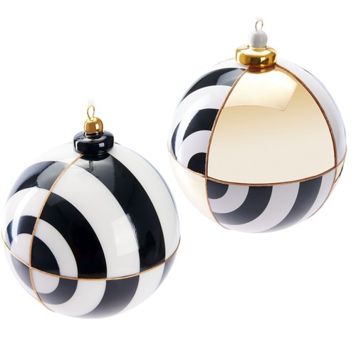 Boule noël verre cercles - boule,