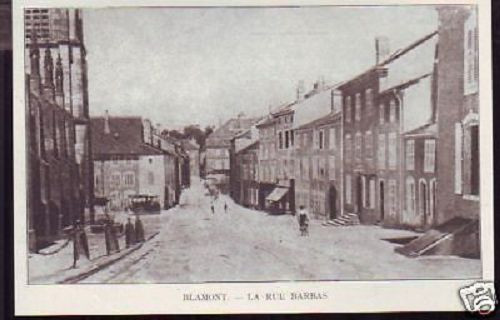 1912 blamont la rue - ,
