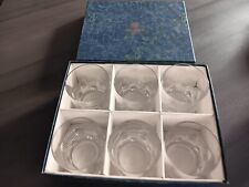 BOX OF 6 CRYSTAL WHISKEY GLASSES SAINT LOUIS MODEL Toccata new ht 9 cm
