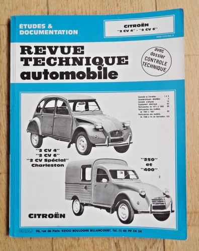 Revue technique automobile - revue,