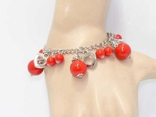 BRACELET ARGENTE PERLES EN