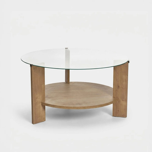 Table basse ronde verre - table,
