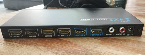 Switch hdmi 4x2 matrix - hdmi,