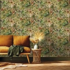 Papier Peint Vintage Exotique