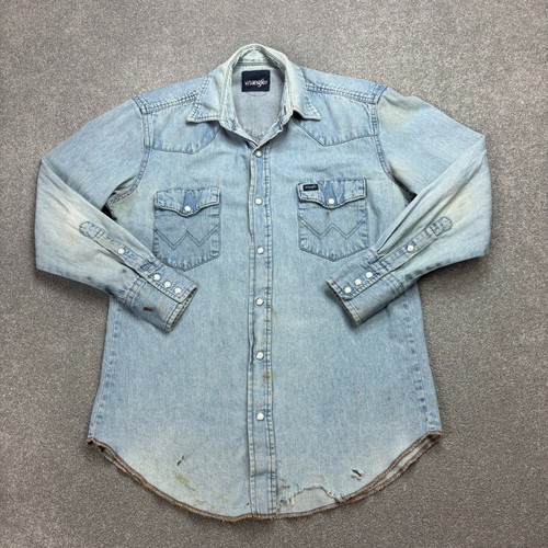 Chemise jean wrangler - chemise, en