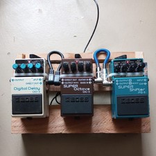 Simple Wood Guitar Pedal Board