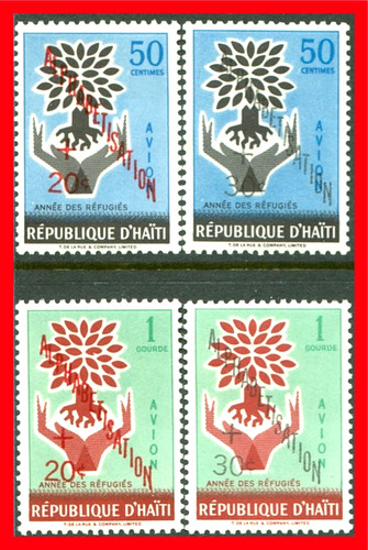 Haiti air post semi postal - haiti,