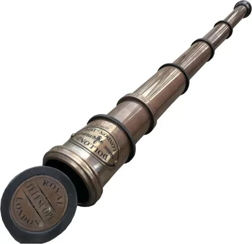 Télescope laiton ancien - laiton,