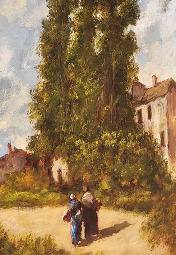 Tableau signé paysage - tableau, signé.