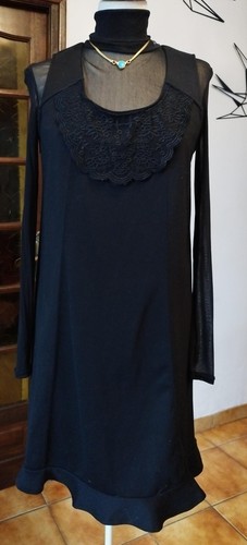 Robe chic noire clara - noire,