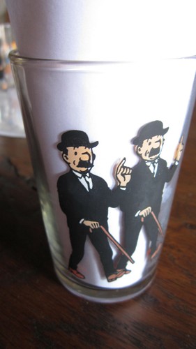Verre tintin hergé - verre,