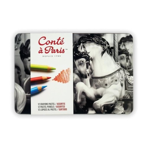 Boîte crayons pastel - de,