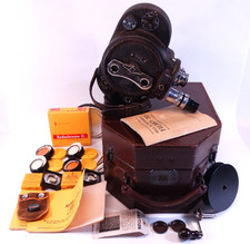 Bell & Howell Filmo 70 DL 16mm Camera W/ 3 Lenses & Extras - Recently Serviced