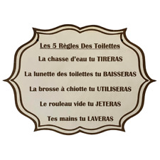 Plaque de Porte Toilettes