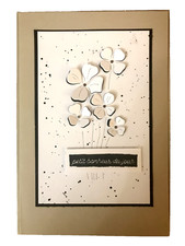 Carte de voeux avec sentiment