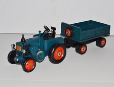 Tracteur En Tôle Lanz Avec