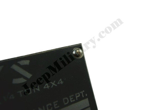 Kit rivets nickelé - kit, dataplate