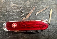 Couteau suisse commander translucide original de collection rare