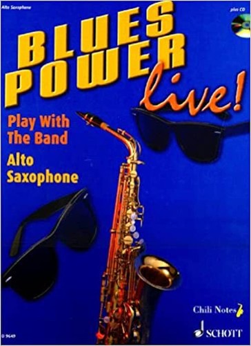 Blues power sax - blues, +cd